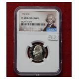 1998 S Jefferson Nickel NGC PF69 Ultra Cameo