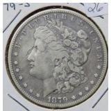 1879 S Morgan Silver Dollar