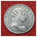 1762 Great Britain 3 Pence Coin