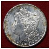 1881 S Morgan Silver Dollar