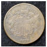 1870 Two Cent Piece