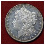 1884 Morgan Silver Dollar