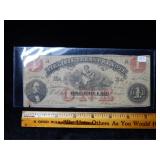 1862 $1 Virginia Treasury Note