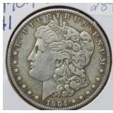 1904 S Morgan Silver Dollar