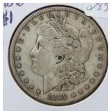 1892 S Morgan Silver Dollar