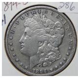 1894 O Morgan Silver Dollar
