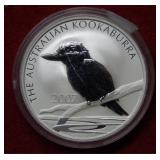 2007 Australia Kookaburra .999 1oz Silver Bullion