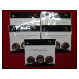 (5) America the Beautiful Three Coins Sets