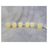 Pillar candle string lights