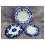 Flow Blue plates or bowls