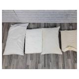 4 pillows, including My Pillow, neck support