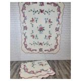 2 Twin floral quilts
