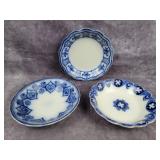 Flow Blue plates or bowls