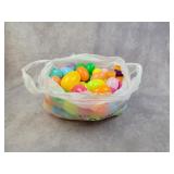 Plastic Easter eggs