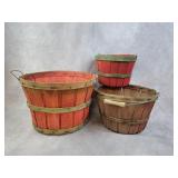 3 bushel baskets