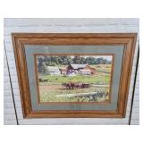 Amish Farm Print - William Breeday