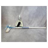 Window washer, dust pan and broom