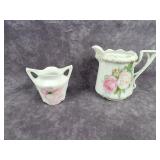 RS Germany creamer & toothpick holder