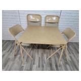Card Table & 4 chairs