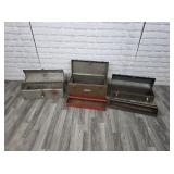 3 toolboxes