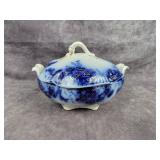 Flow Blue Covered dish