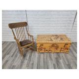 Rocking chair & Happy Time toy box