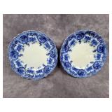 Flow Blue 2 desert plates