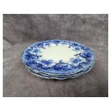 Flow Blue 3 salad plates