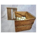 Egg box and crates