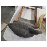 Duck Decoy & stool