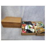 Craft box thread string yarn ribbon