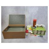 Craft box beads & buttons