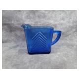 Blue creamer pitcher