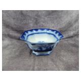 Flow Blue 8 sided bowl