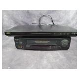 Sharp VCR and JVC DVD player