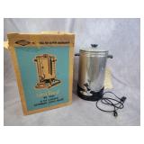 Vintage West Bend 36 cup coffee maker