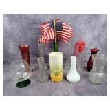 Assorted vases