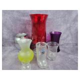 Assorted vases, red -14.5'
