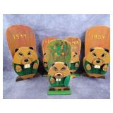 Wooden Beaver Dam High School Beavers - 1949,