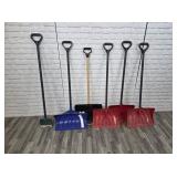 snow shovels; ice scraper