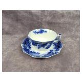 Flow Blue Cup & saucer