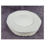 White plates