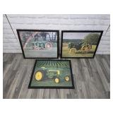 John Deere vintage tractor prints & frames