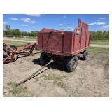 Barge Box Hydraulic Dump Wagon on Gear