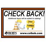 Check back for additional items