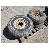 Set of 4 9.5L-14 tires w/rims