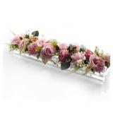 Table floral decor with lights Table floral decor with lights