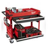 Milwaukee $298 40 in. 2-Drawer Steel Work Cart