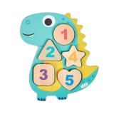 Wooden Critters Dino Number Puzzle Developmental T