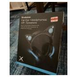 Brookstone cat ear headphones with speakers